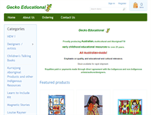 Tablet Screenshot of geckoeducational.com